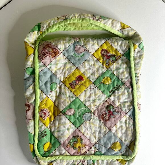 Cabbage Patch Kids Diaper Bag Quilted Storage‎ Pockets Vintage 1983 Purse Tote - Picture 2 of 5
